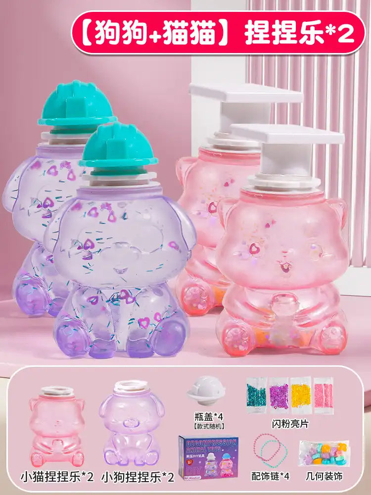 WEIQUEENPinch-Flip Children's toys girls puzzle 3 to 6 years old girl birthday gift princess child's