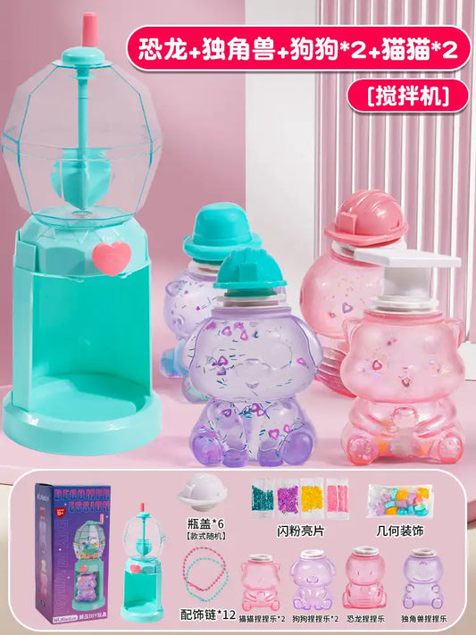 WEIQUEENPinch-Flip Children's toys girls puzzle 3 to 6 years old girl birthday gift princess child's