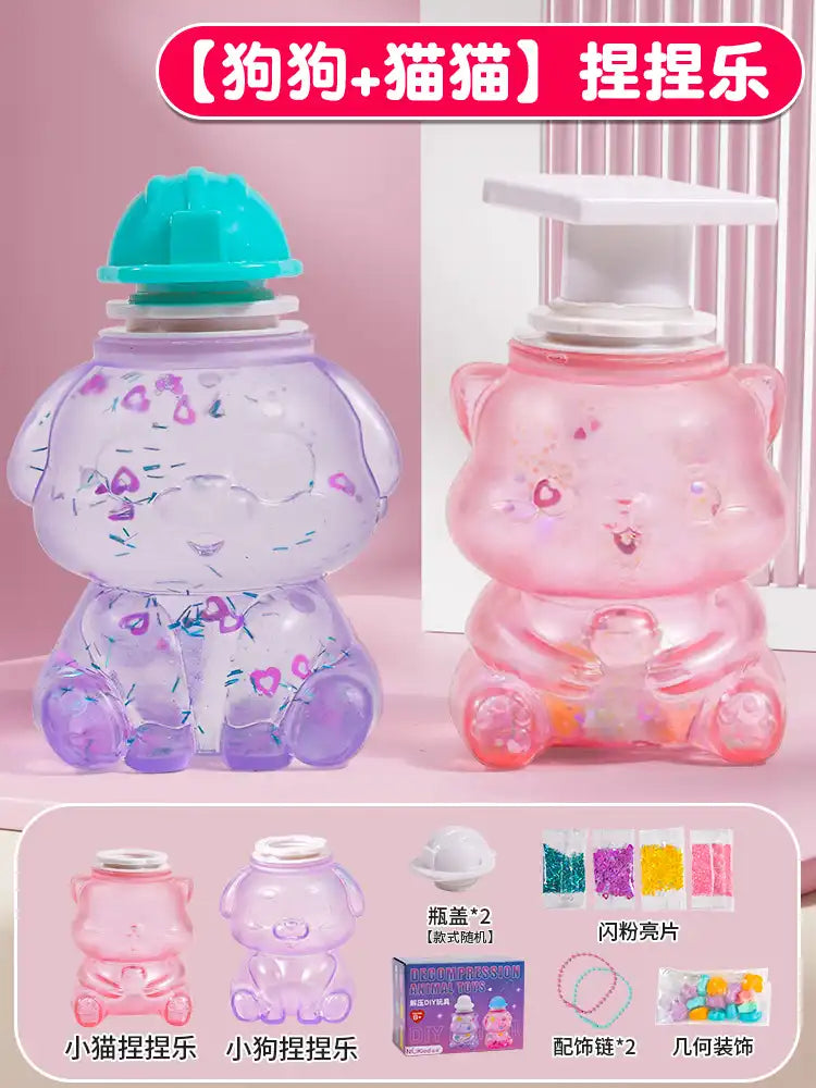 WEIQUEENPinch-Flip Children's toys girls puzzle 3 to 6 years old girl birthday gift princess child's